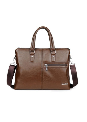 Чоловічий діловий портфель для документів формат А4 чоловіча сумка для планшета ноутбука паперів Темно-коричневий No Brand (334730545)