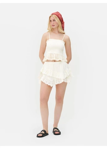 Топ лето,молочный, Primark (397622935)