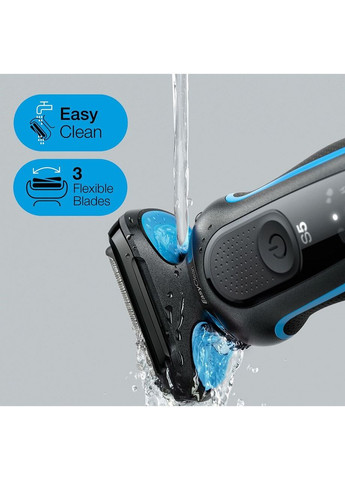 Електробритва Series 5 51-B1000s Black/Blue Braun (369723309)