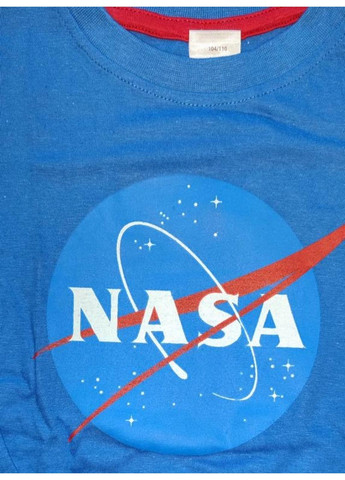 Синя всесезон дитяча піжама бавовняна, розмір 104-110, синій Nasa