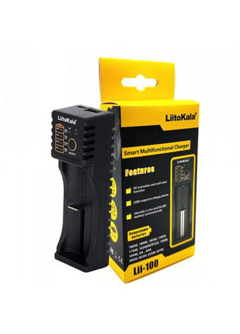 Універсальний зарядний пристрій Lii-100 для АА, ААА, 18650, 16340 та ін. акумуляторів + Power Bank LiitoKala (323485963)
