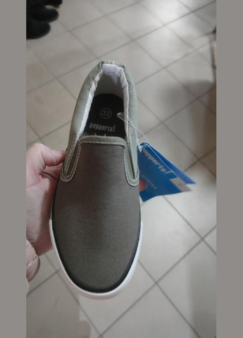 Сліпони текстильні для хлопчика LIDL 293315 хакі Pepperts (336481956)