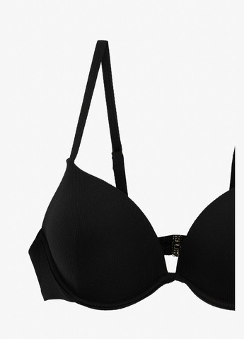 Чорний демісезонний купальник однотонний верх жіночий 52316-k shop (2000990918901) On me