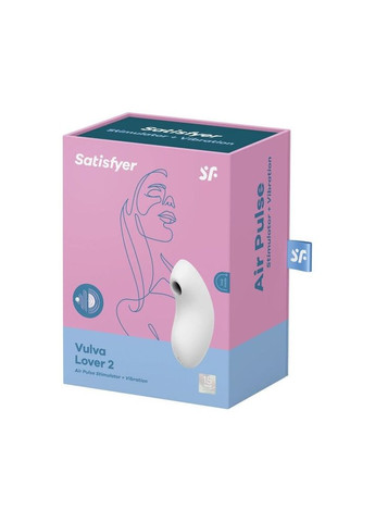 Вакуумный вибратор Vulva Lover 2 White Satisfyer (297587571)