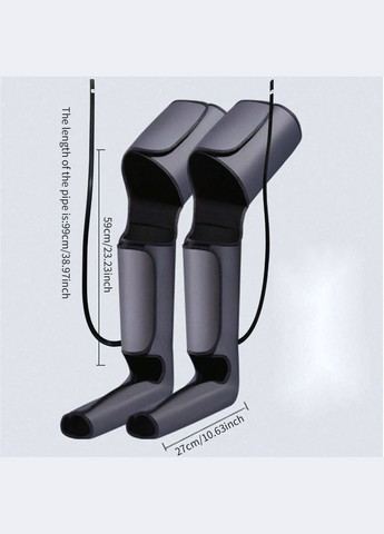 Компресійний масажер для ніг Air Compressed Leg massager Лімфодренажний апарат Upgrade (298344174)