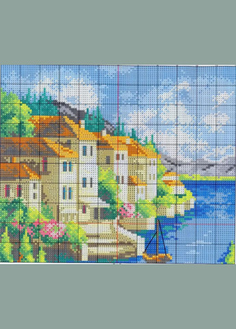 Набір для вишивання за нанесеною на канву схемою "Beautiful view".AIDA 14CT printed, 29*36 см Joy Sunday (313614681)