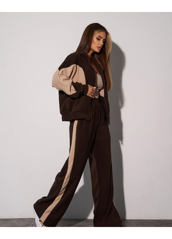 Утепленный флисовый костюм со вставками ISSA PLUS (358071429)