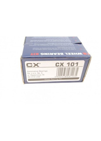 Подшипник ступицы (передней) Renault Kangoo/Fiat Doblo (37х72х37) CX101 UA63 CX (339655272)