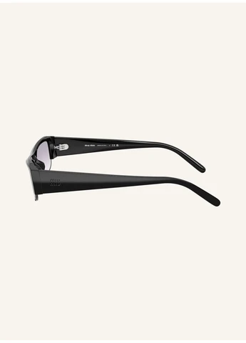Сонцезахисні окуляри Sunglasses MUB07S з градієнтною лінзою Чорний Miu Miu (385691480)