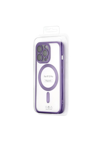 Чехол Ductil Metallic Edge with MagSafe (Protected Camera & Lens) Deep Purple Case iPhone 15 Pro (322820696)