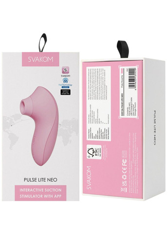 Вакуумний стимулятор Pulse Lite Neo, Рожевий Svakom (372737960)