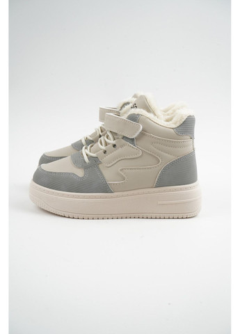 Бежеві зимові кеди для дівчинки бежеві високі (b10) 31 SOLLETA