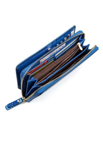 Кошелек женский 18435 (S7001A) лакированный Синий st leather (313861563)
