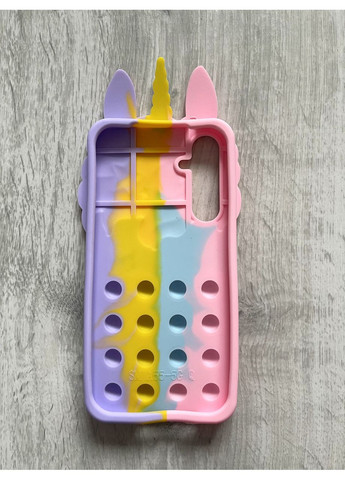Чохол Pop it для A55 (A556) Единоріг Попіт антистрес силіконовий дитячий райдужний Samsung (360896489)