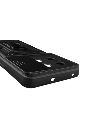 Чехол для 10T бронированный с кольцом со шторкой на ванплас 10т чёрный rg1 OnePlus (366228972)