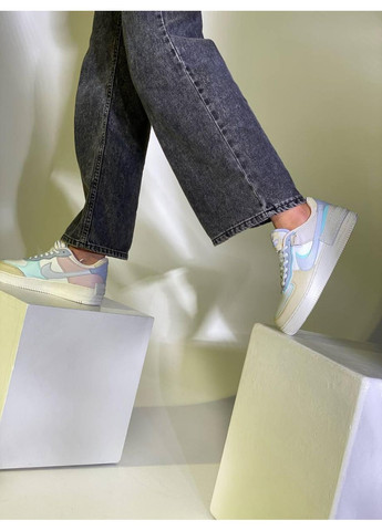 Бежевые демисезонные кроссовки мужские nike air force 1 shadow multicolor 2 найк аир форс 1 премиум No Brand