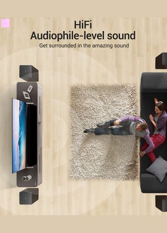 Кабель HDMI-HDMI, 2 m, v2.1 (AALBH) Vention (336959549)