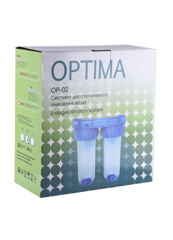 Система 2х ступенчатой очистки OP-02, 1/2” Optima (297201050)