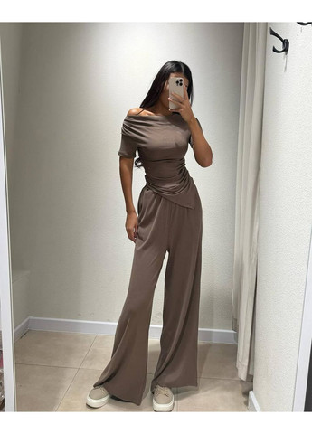 Жіночий костюм зі струмливої трикотажної тканини Україна (360545089)