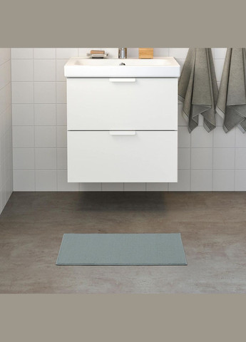 Килимок для ванної кімнати ІКЕА FINTSEN 40х60 см Сірий (00509786) IKEA (267899118)