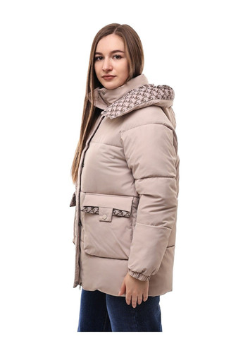 Бежевая куртка женская No Brand