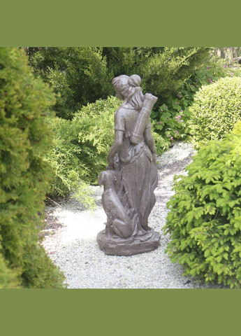 Садова статуя Богиня полювання Артеміда граніт 84x34x27 см (ССПГ12041-1 Червоний) Гранд Презент (285720638)