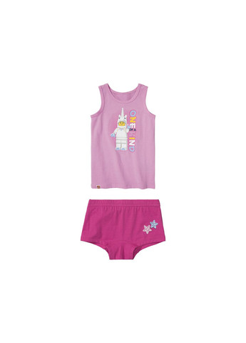 Рожевий демісезонний майка + трусики лего для дівчинки lego 400127 рожевий Disney