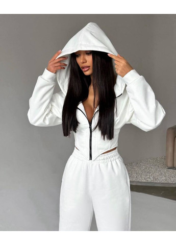 Жіночий спортивний костюм двійка: кофта з ефектом корсету + джогери MonCher (363849308)