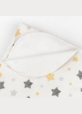 Двошарова непромокаюча пелюшка із зірочками Stars Молочний dexter's (302070632)