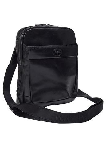 Маленька шкіряна сумка через плече Italico 9984 nero Tony Perotti (303829812)