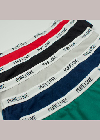 Жіночі труси-стринги батал із написом по резинці 5 шт Nicoletta (342119980)