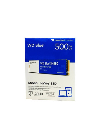 Накопичувач SSD M.2 2280 500GB SN580 Blue (WDS500G3B0E) WD (304255329)