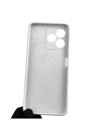 Чохол для C51 силіконовий з мікрофіброю нековзний на реалмі с51 білий Realme (366389142)