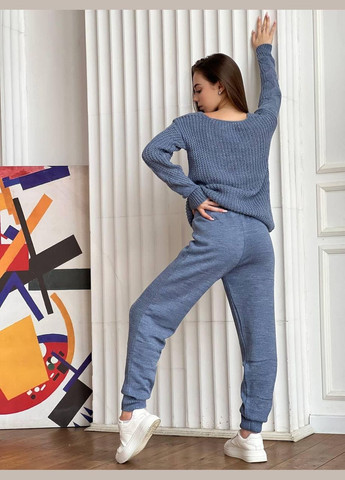 Костюм вязка синий No Brand (367982257)