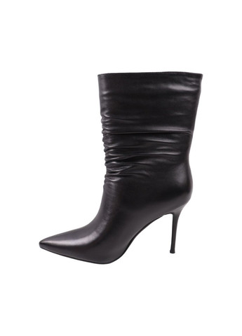 сапоги женские черные натуральная кожа FARINNI