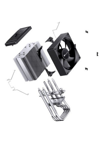 Кулер до процесора Jonsbo CR-1400 EVO Black (370965854)