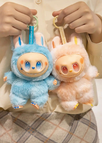 Комплект набір м'яких плюшевих іграшок фігурок брелоків Лабубу з можливістю вибору кольору 6 штук 16 см (480997-Prob) Unbranded (350633535)