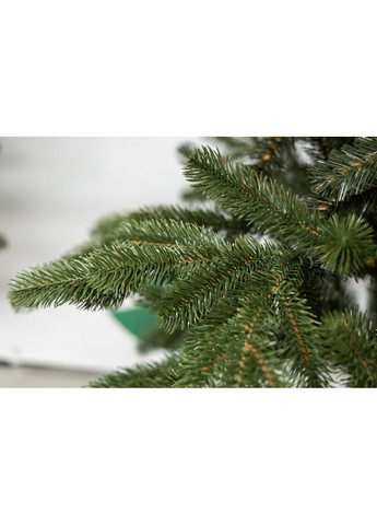 Штучна ялинка Лита комбінована 2.2 м Ялинка штучна лита Новорічна ялинка зелена Пластмакс (372838183)