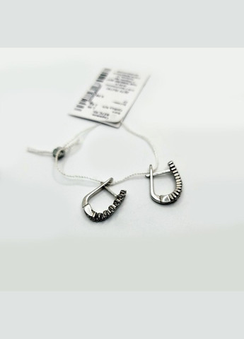 Сережки срібло 925° 2,95г. білі камені родій () Svitozar 937С (311207526)