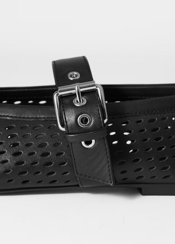 Жіночі балетки & Other Stories | чорні однотонні натуральна шкіра (336432768)