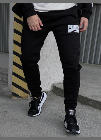 Чоловічий спортивний костюм чорний No Brand (367982280)