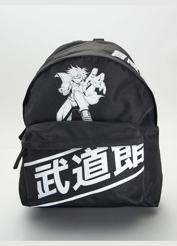 Рюкзак,черный с принтом, Kiabi (314818677)