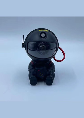 Нічник проектор зоряного неба Космонавт с зірочкою, від USB, з пультом, колір чорний No Brand (346496824)