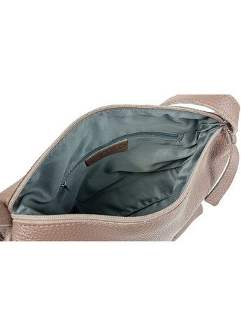 Жіноча шкіряна наплічна сумка капучино Borsacomoda (369960174)