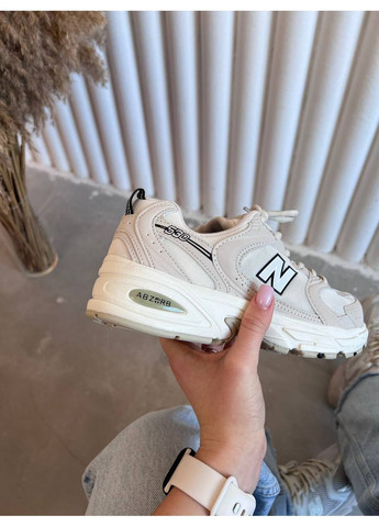 Білі Осінні кросівки чоловічі new balance 530 ivory mr530sh No Brand