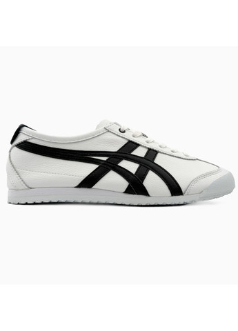 КРОССОВКИ ЖЕНСКИЕ ASICS ONITSUKA TIGER MEXICO WHITE / BLACK АСИКС ОНИТЦУКА ТАЙГЕР No Brand чёрные демисезоны (368888001)