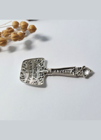 Серебряный сувенир Лопата Денежная Черненное серебро 925 пробы 9062ч 5.80г No Brand (306742702)