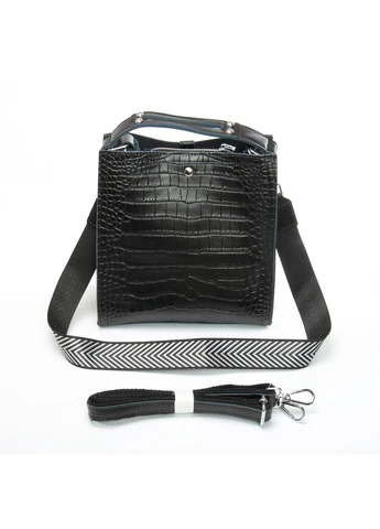 Сумка Жіноча Класична шкіра 9701 black Fashion (394721913)