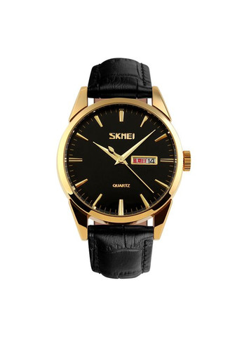 9073GDBK-B Gold-Black men кварцевый сasual, классический Skmei (324088881)