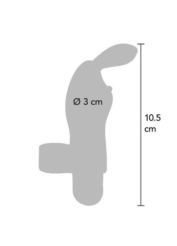 Вибратор на палец для клитора в виде кролика Bunny Pleaser Rechargeable Toy Joy (328283515)